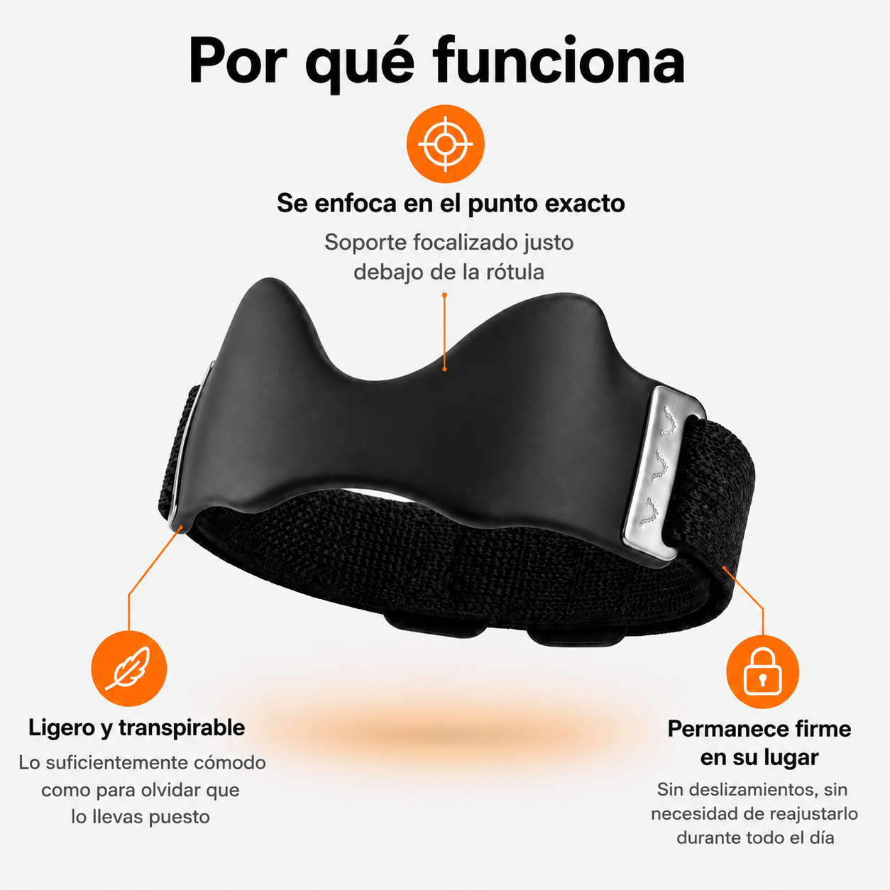 Correa de Soporte de Rodilla de Precisión