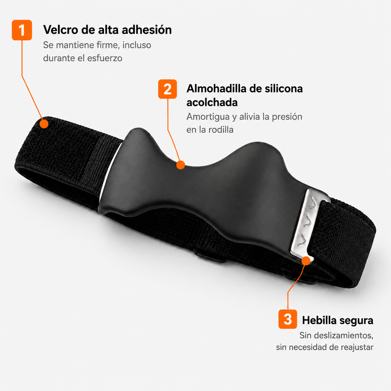 Correa de Soporte de Rodilla de Precisión